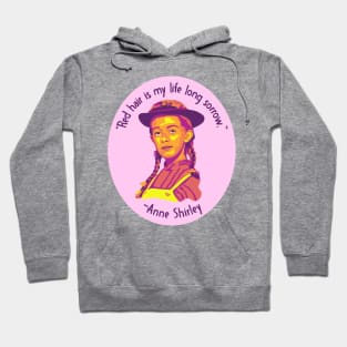 Anne of Green Gables Portrait and Quote Hoodie